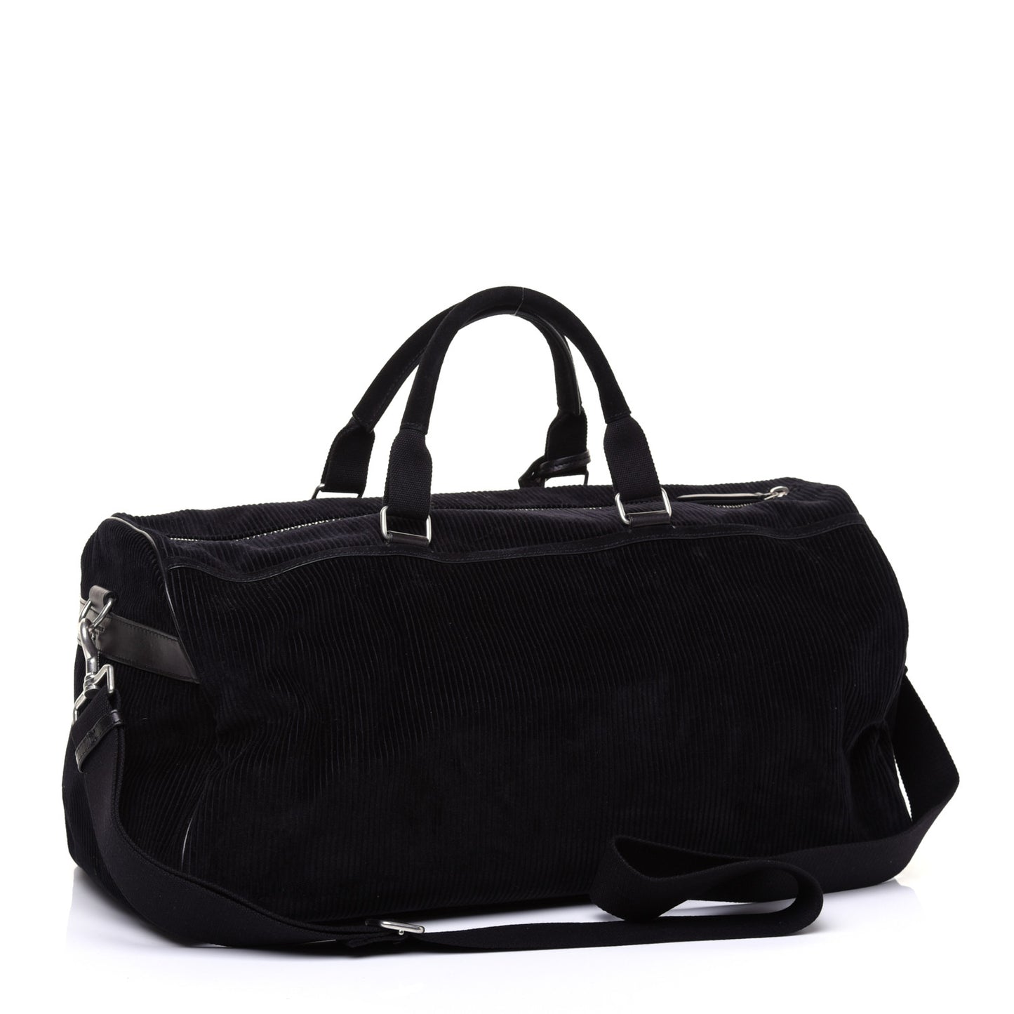 Corduroy Andy Duffle Bag Black