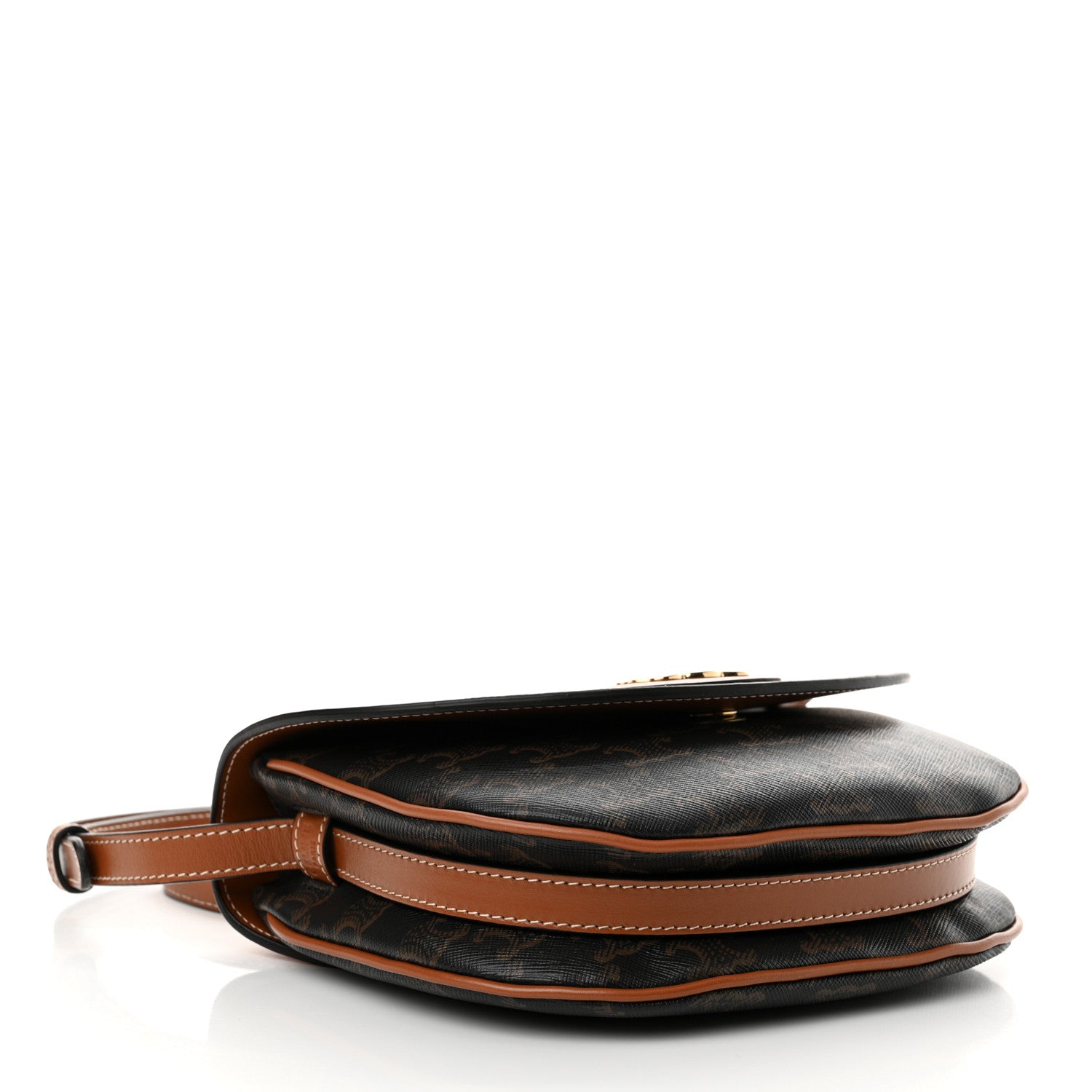 Celine Calfskin Triomphe Besace Tan 4 of 13