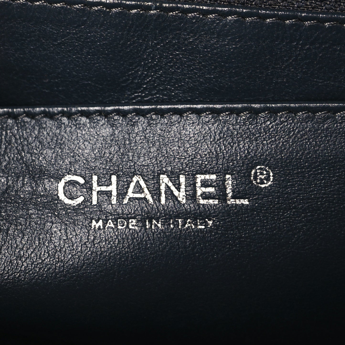 Lambskin Quilted Jumbo Single Flap Dark Grey