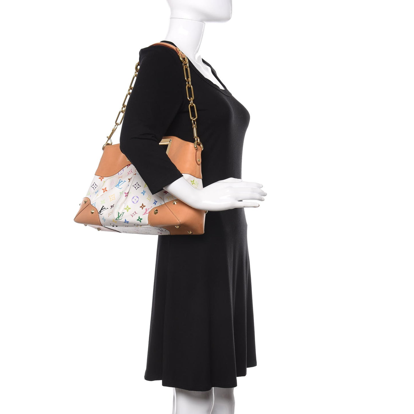 Monogram Multicolor Judy MM White