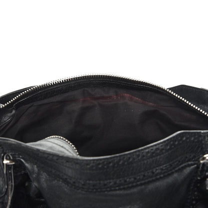 Balenciaga Agneau Giant Brogues Hardware City Black 13 of 22