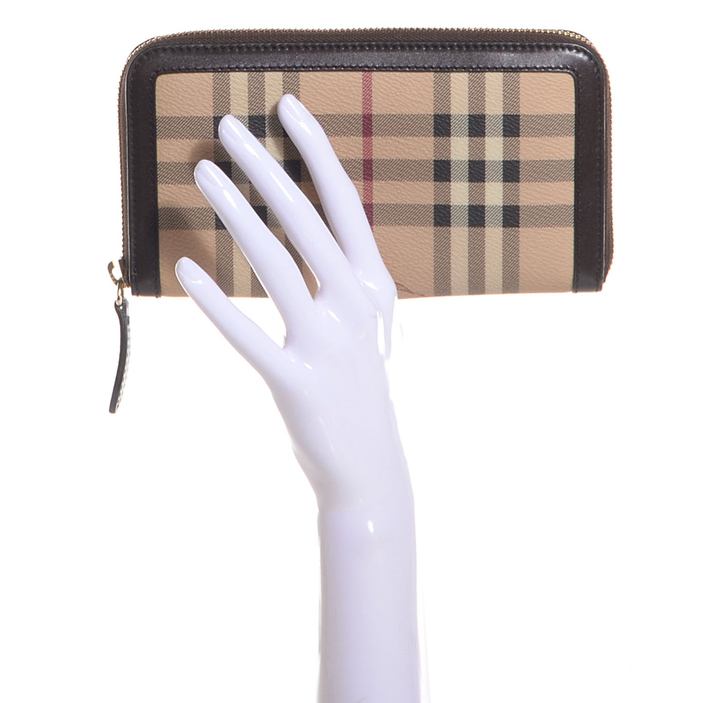 Haymarket Check Large Ziggy Zip Around Wallet