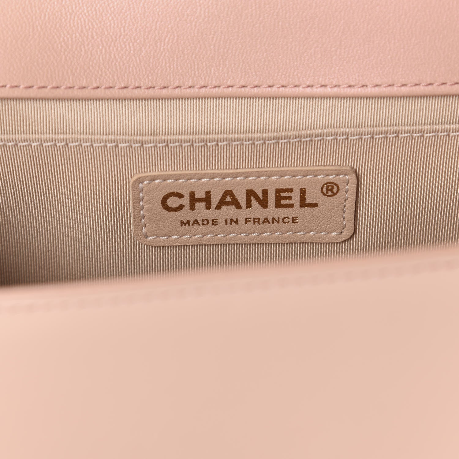Chanel Patent Calfskin Quilted Medium Boy Flap Light Pink 9 of 13