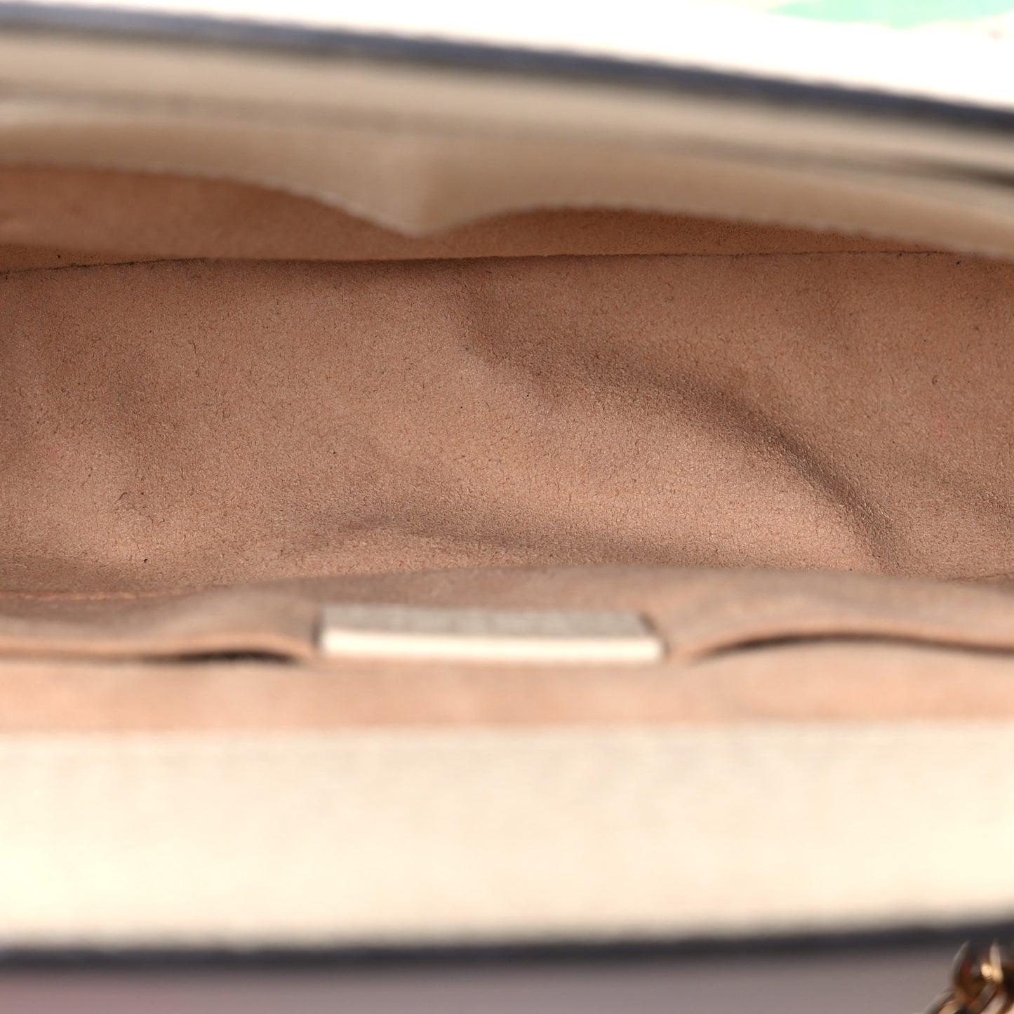 GG Supreme Monogram Flora Web Small Ophidia Chain Shoulder Bag White
