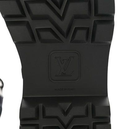 Louis Vuitton Calfskin Damier Mens Ankle Ranger Boots 8 Black 7 of 9