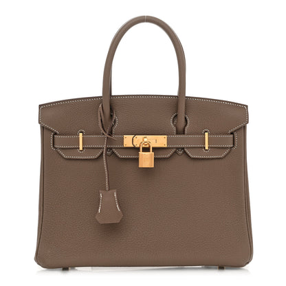 Hermes Togo Birkin 30 Etoupe 1 of 15