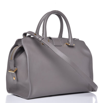 Saint Laurent Smooth Calfskin Small Cabas Monogram Fog 3 of 6