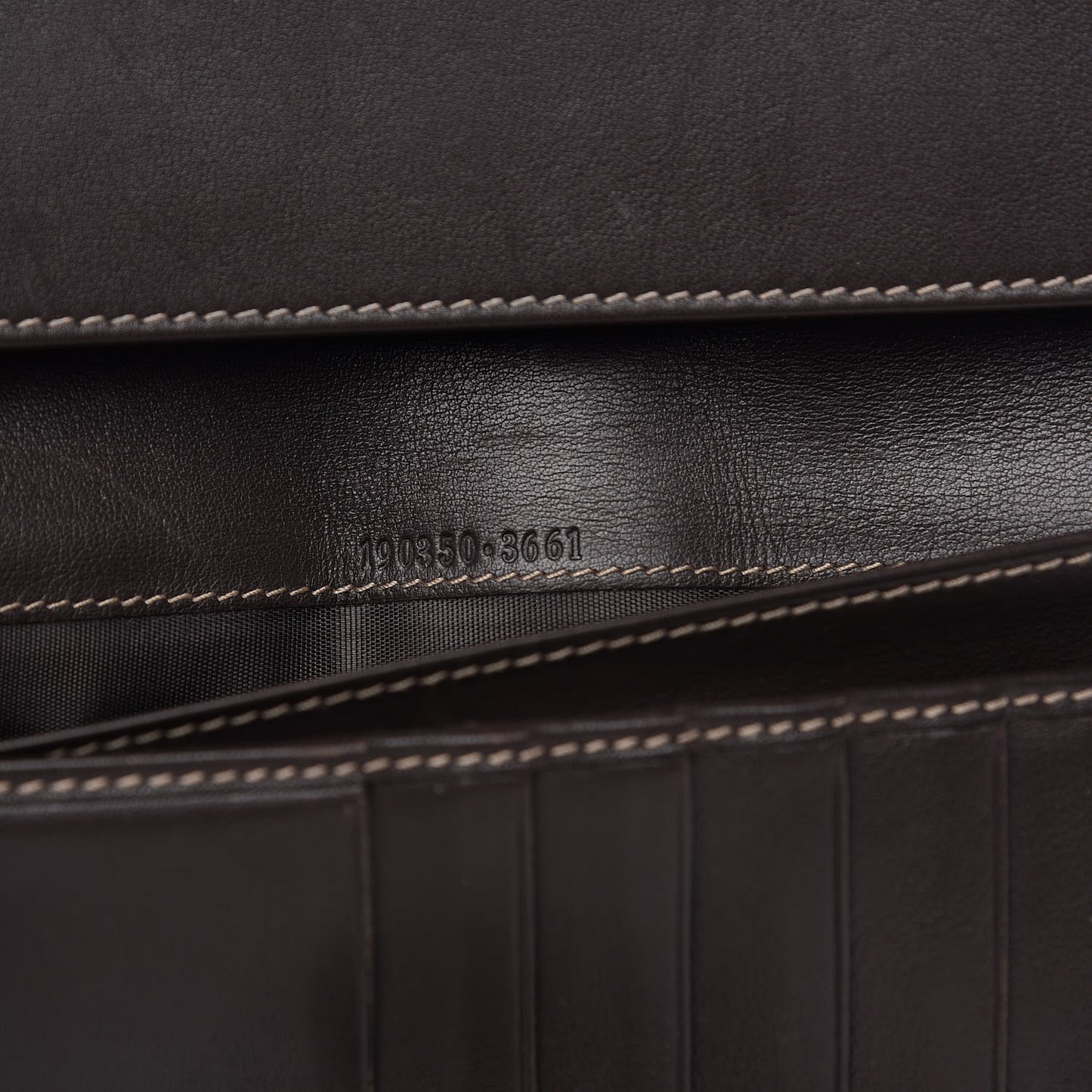 Crystal Monogram Hysteria Continental Wallet Brown