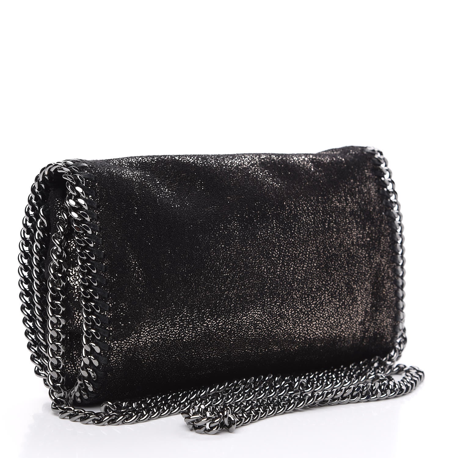 Stella McCartney Shaggy Deer Falabella Crossbody Bag Black 2 of 8