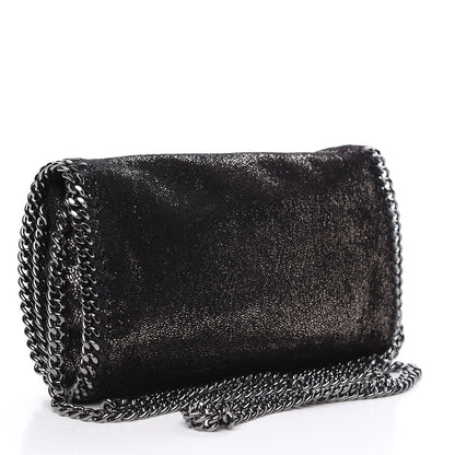 Stella McCartney Shaggy Deer Falabella Crossbody Bag Black 2 of 8