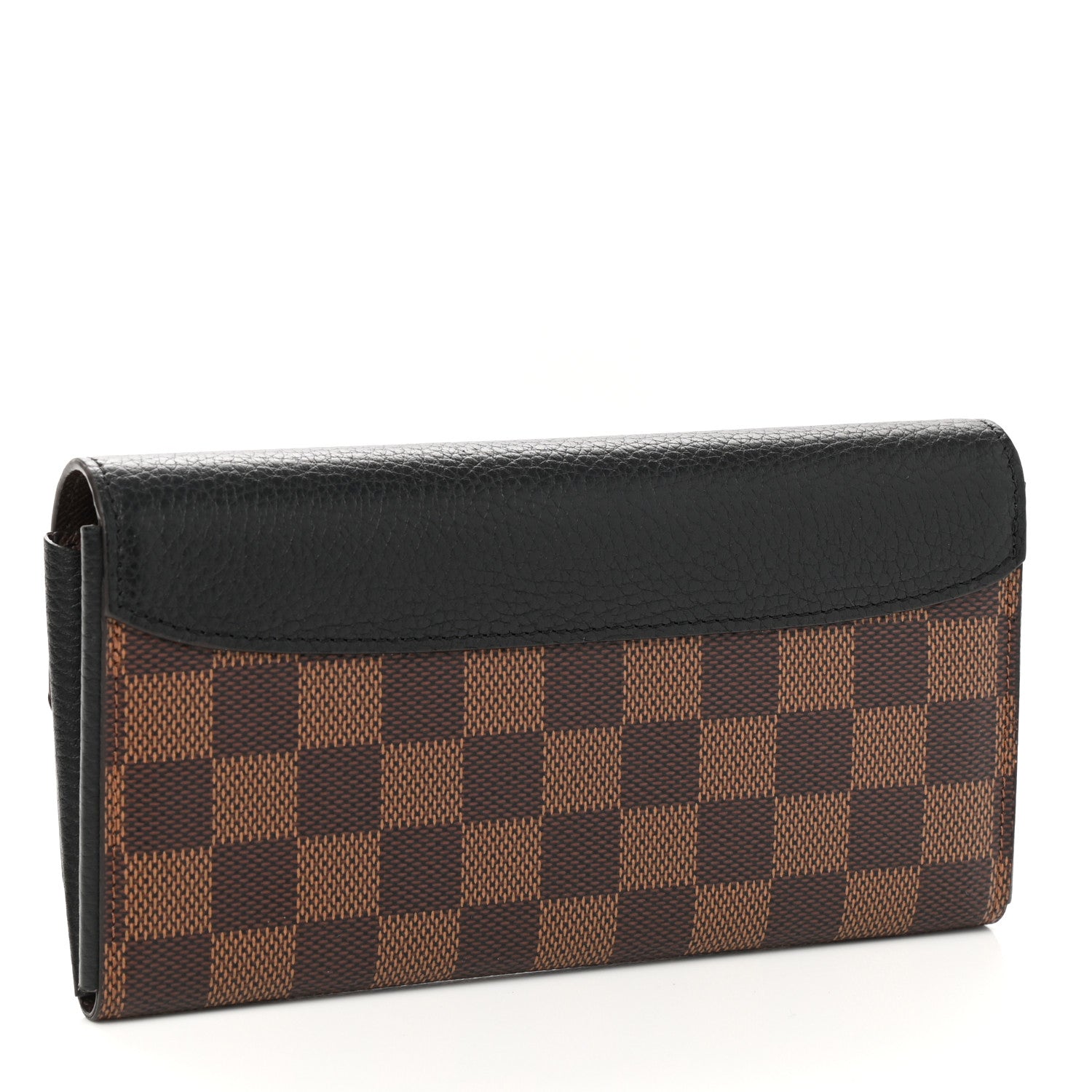 Louis Vuitton Damier Ebene Normandy Wallet Black 3 of 8