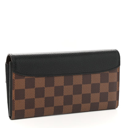 Louis Vuitton Damier Ebene Normandy Wallet Black 3 of 8