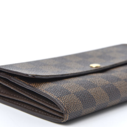 Louis Vuitton Damier Ebene Sarah Wallet 5 of 9