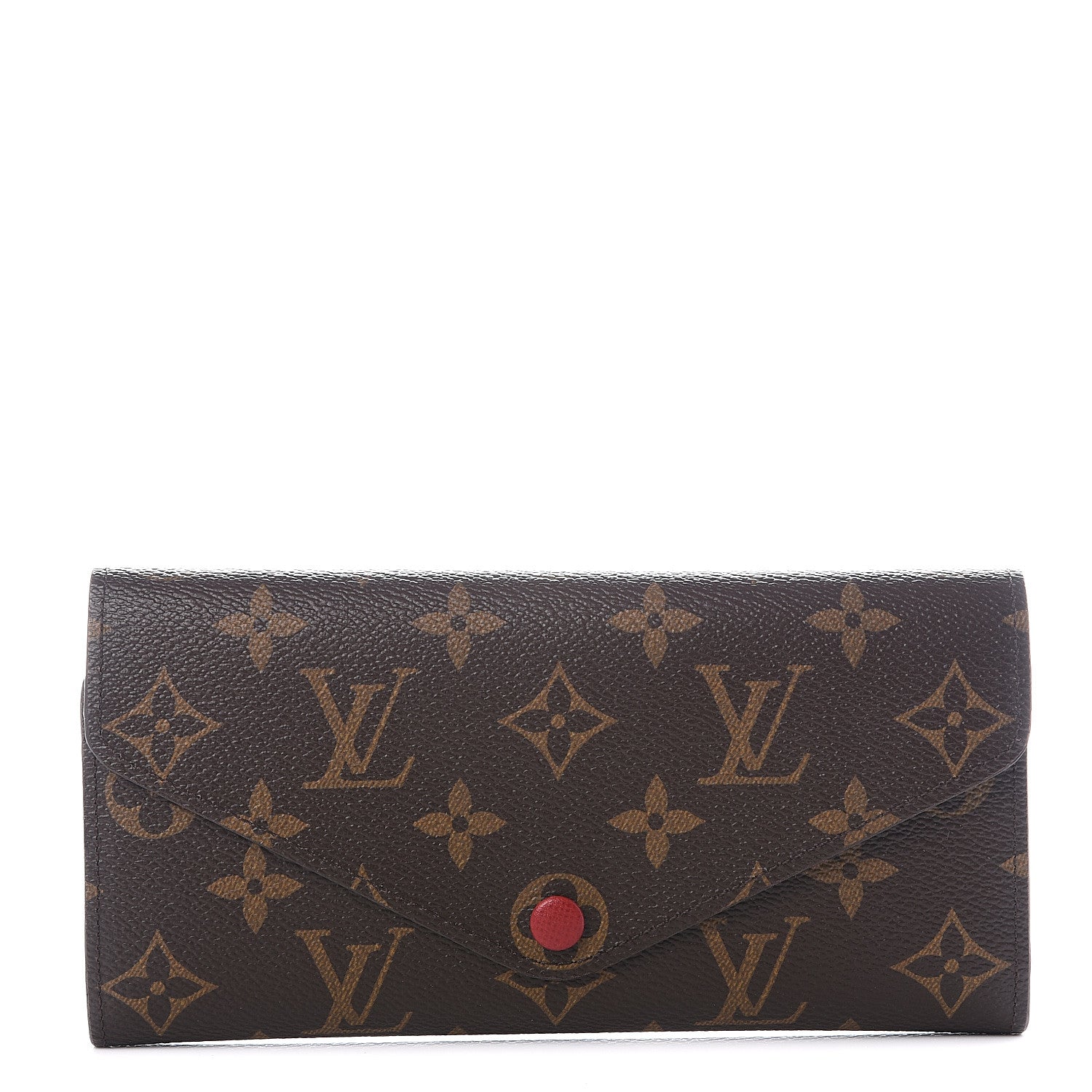 Louis Vuitton Monogram Josephine Wallet Red 1 of 10