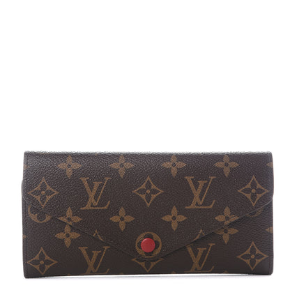 Louis Vuitton Monogram Josephine Wallet Red 1 of 10