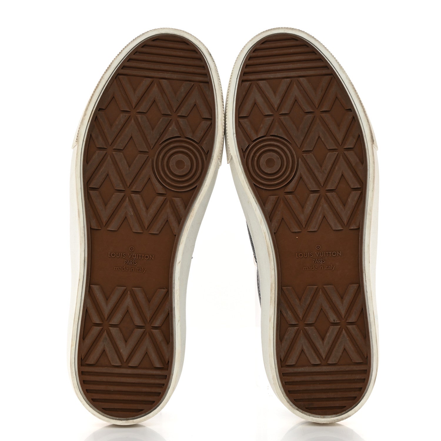 Louis Vuitton Monogram Eclipse Mens Trocadero Richelieu Sneakers 8 5 of 9