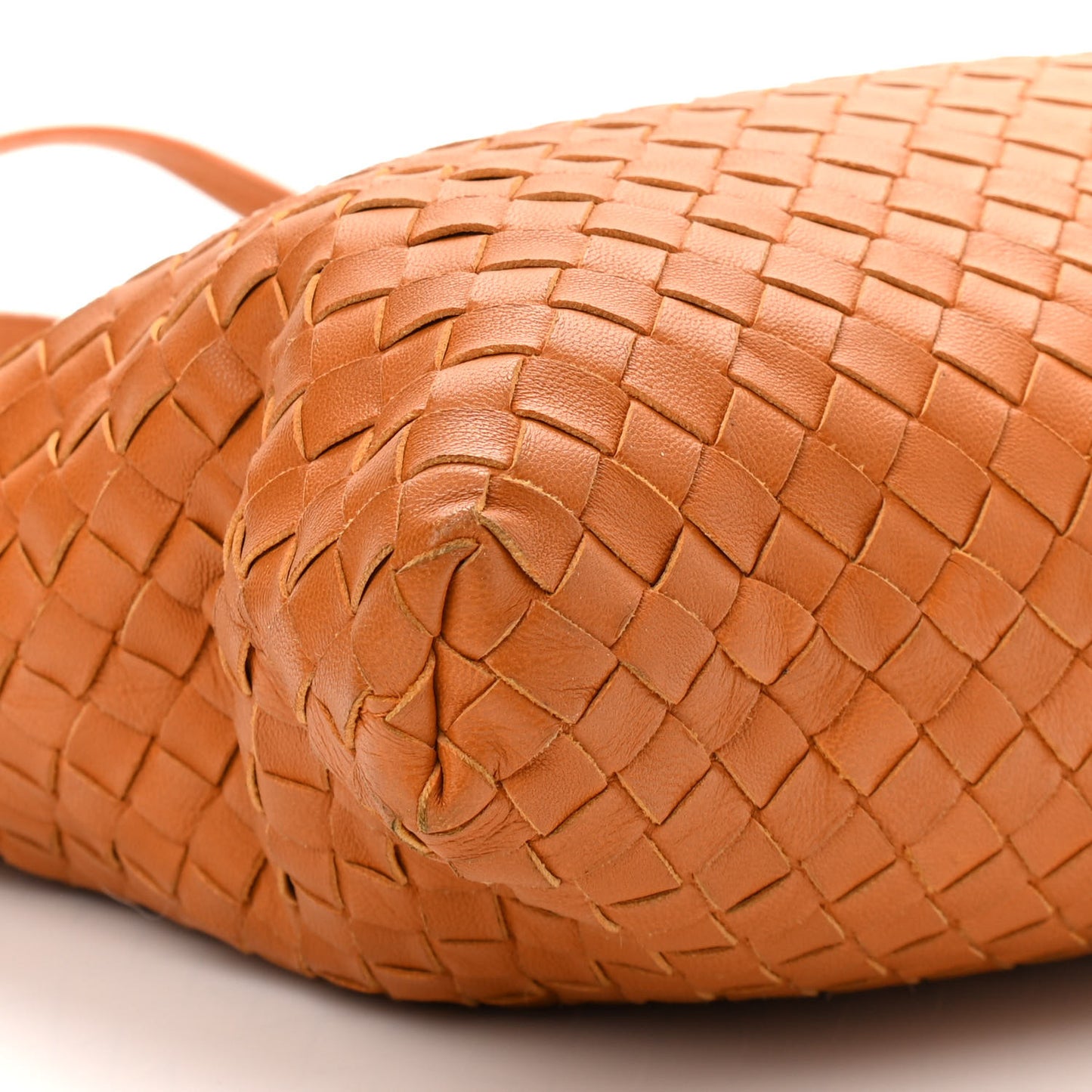 Nappa Intrecciato Fold Over Tote Topaz