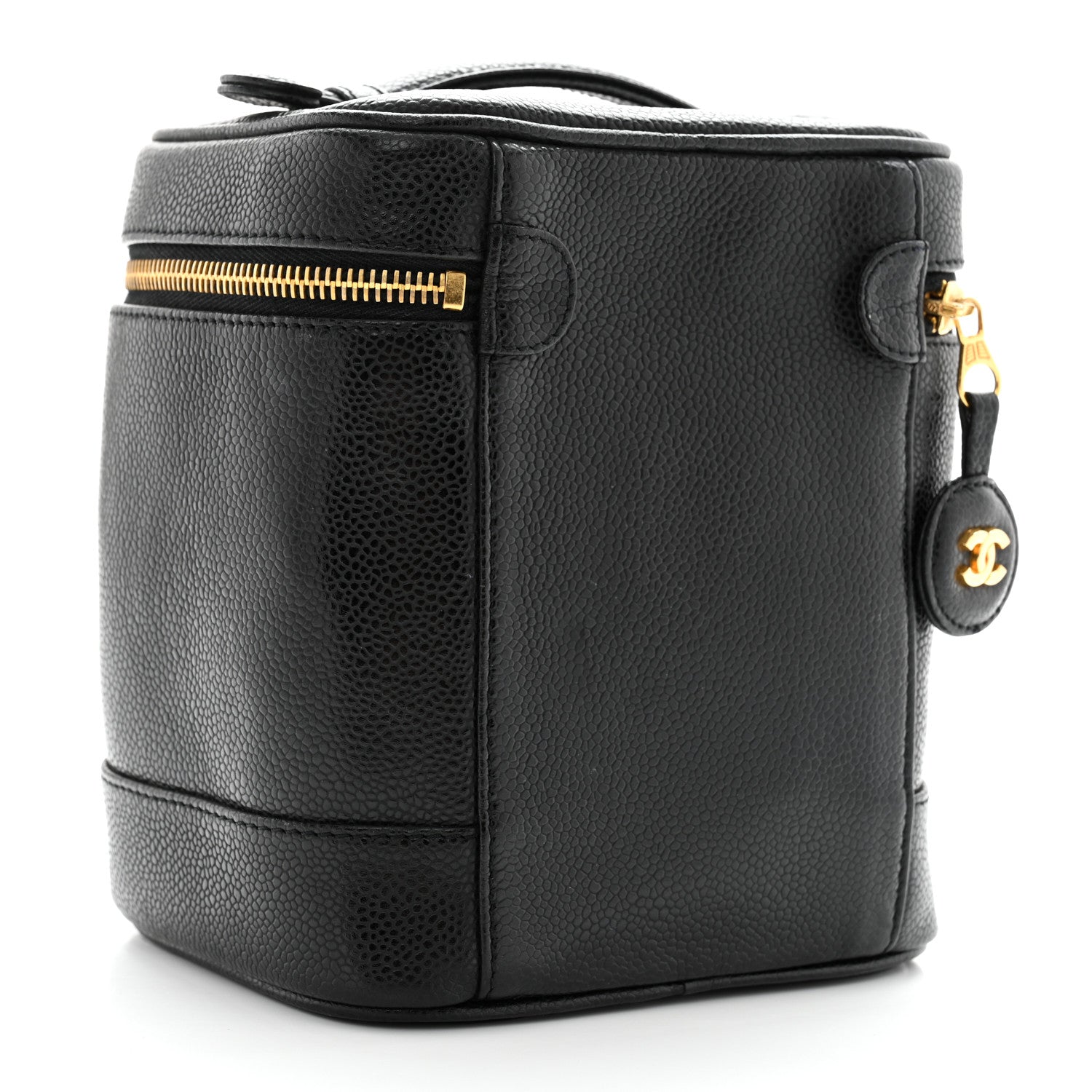 Chanel Caviar Vanity Cosmetic Case Black 3 of 8