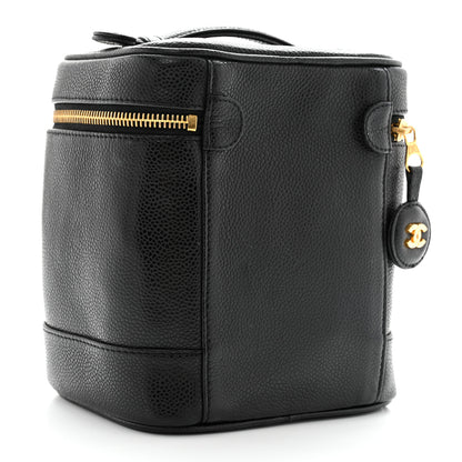 Chanel Caviar Vanity Cosmetic Case Black 3 of 8
