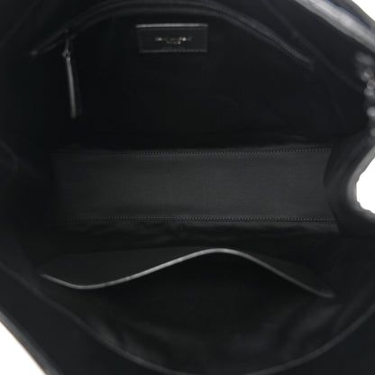 Saint Laurent Crinkled Calfskin Matelasse Monogram Medium Niki Shopper Tote Black 5 of 10