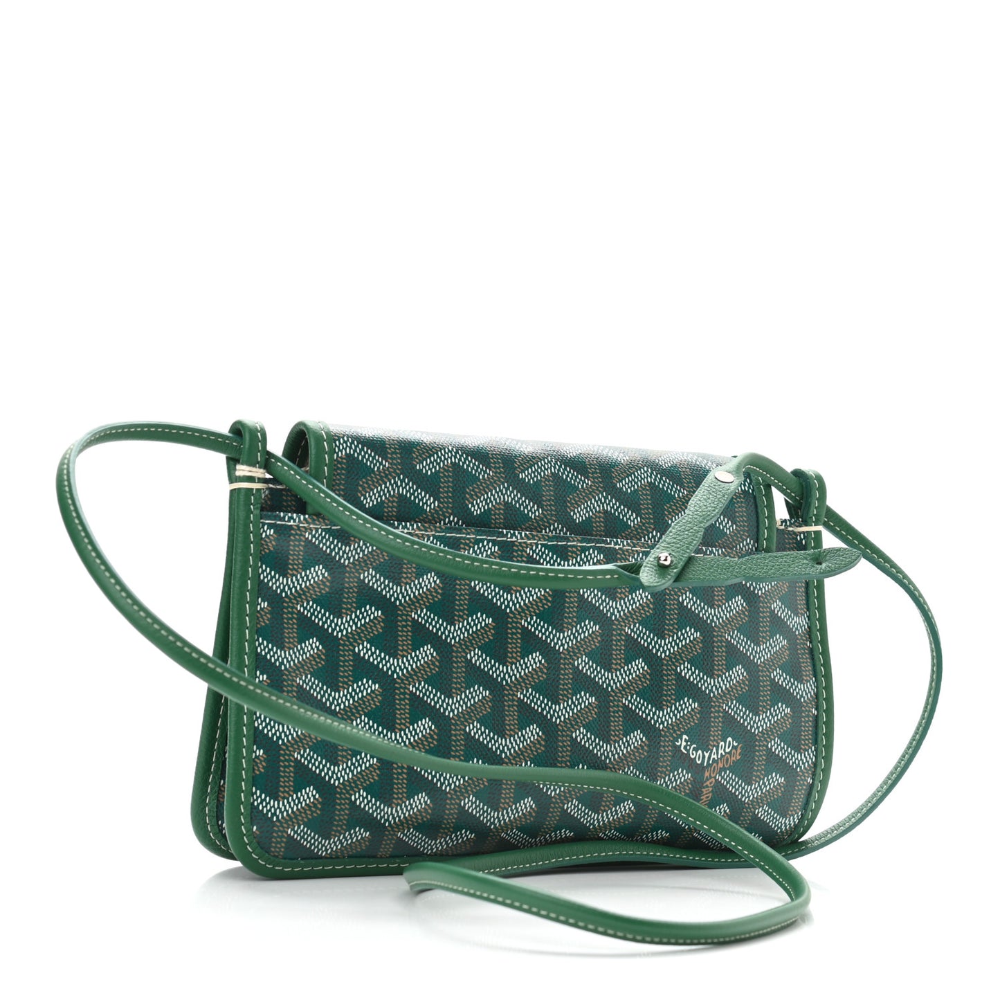 Goyardine Plumet Wallet Clutch Green