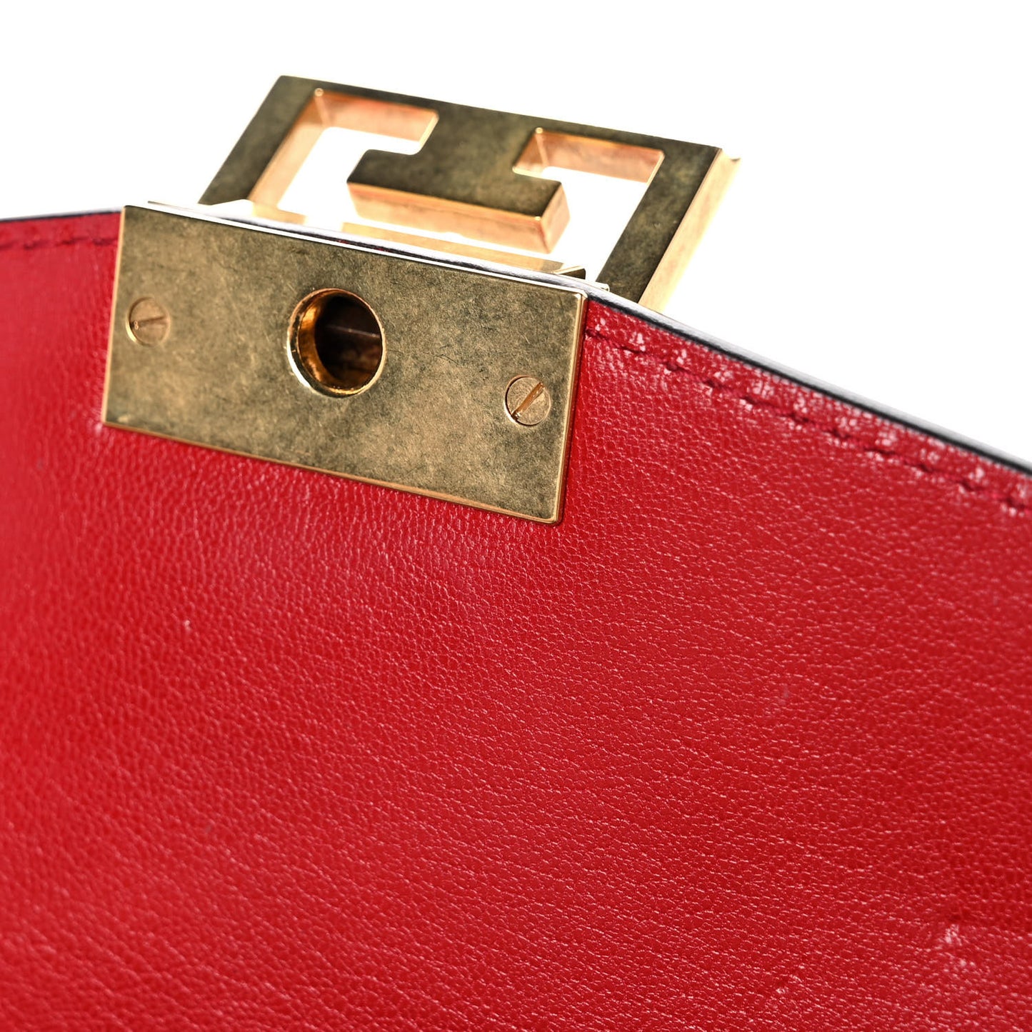 Goatskin Quilted Small GV3 Shoulder Bag Vermilion