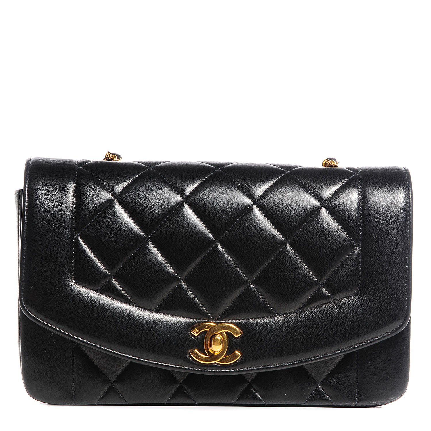 Chanel Lambskin Small Single Flap Black 1 of 9