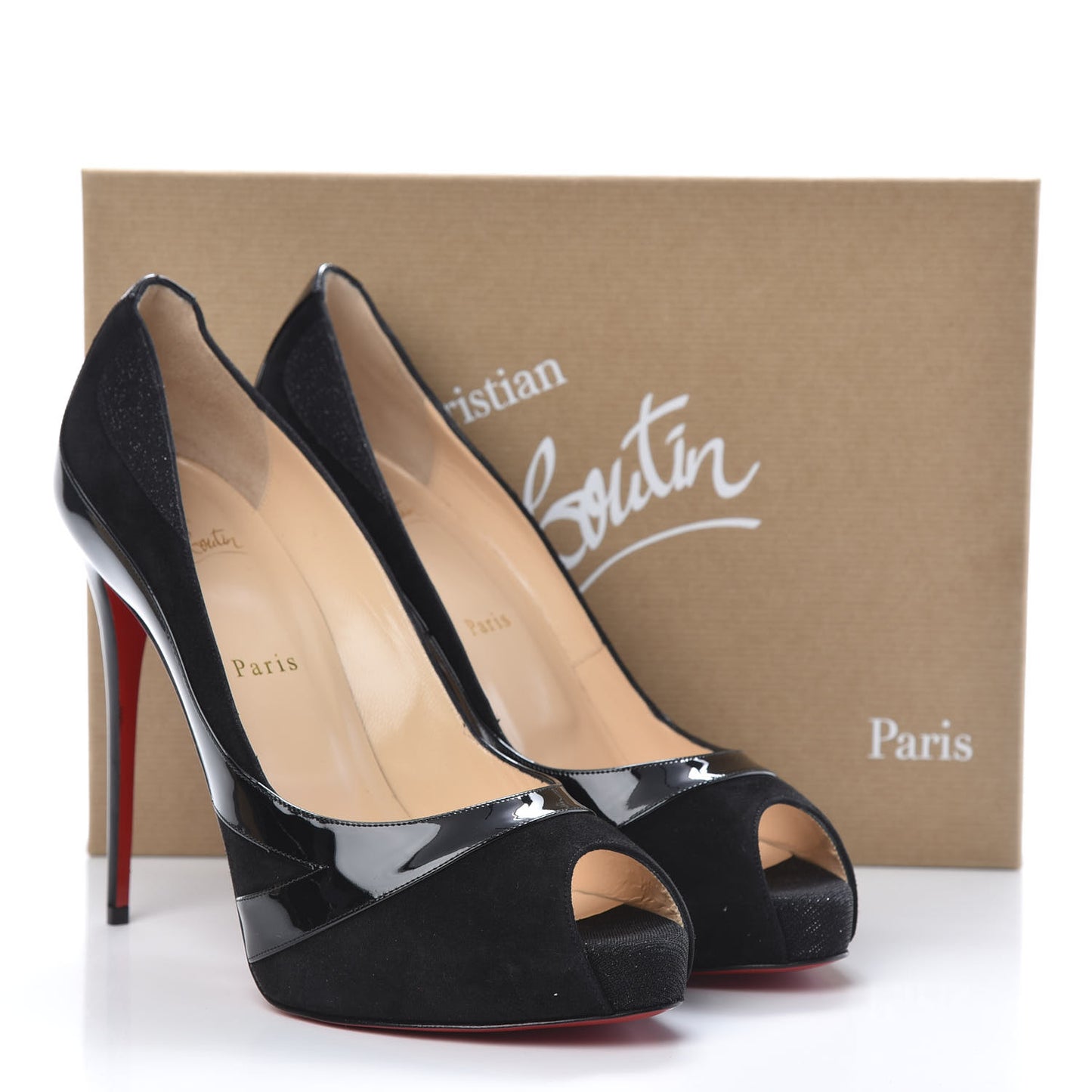 Patent Glitter Youlapeep 120 Pumps 40 Black
