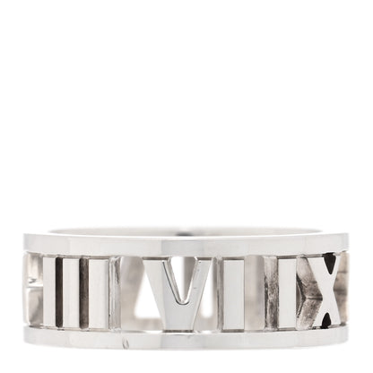 Tiffany Sterling Silver Wide Atlas Open Ring 51 5.75 3 of 5
