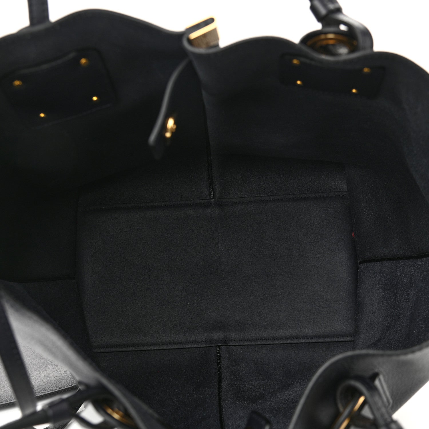 Chloe Smooth Calfskin Medium Vick Tote Full Blue 6 of 10