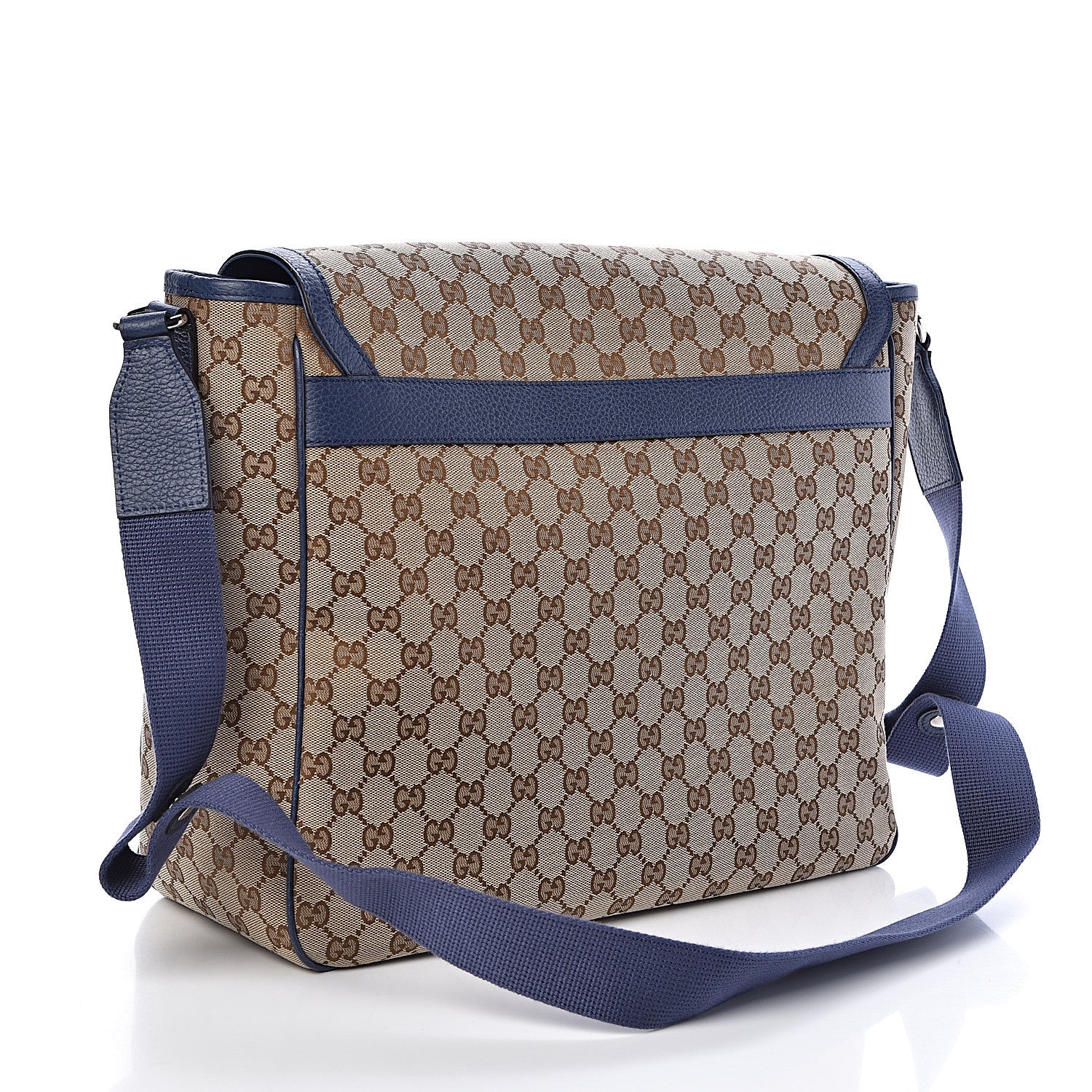 Gucci Monogram Convertible Diaper Bag Blue 4 of 11