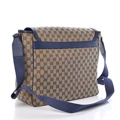 Gucci Monogram Convertible Diaper Bag Blue 4 of 11