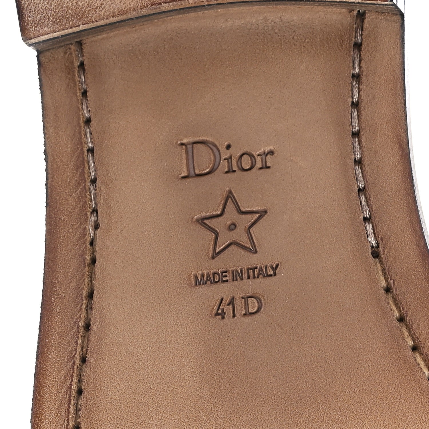Christian Dior Brushed Calfskin Dior Code 15mm Loafers 41 Off White 6 of 9