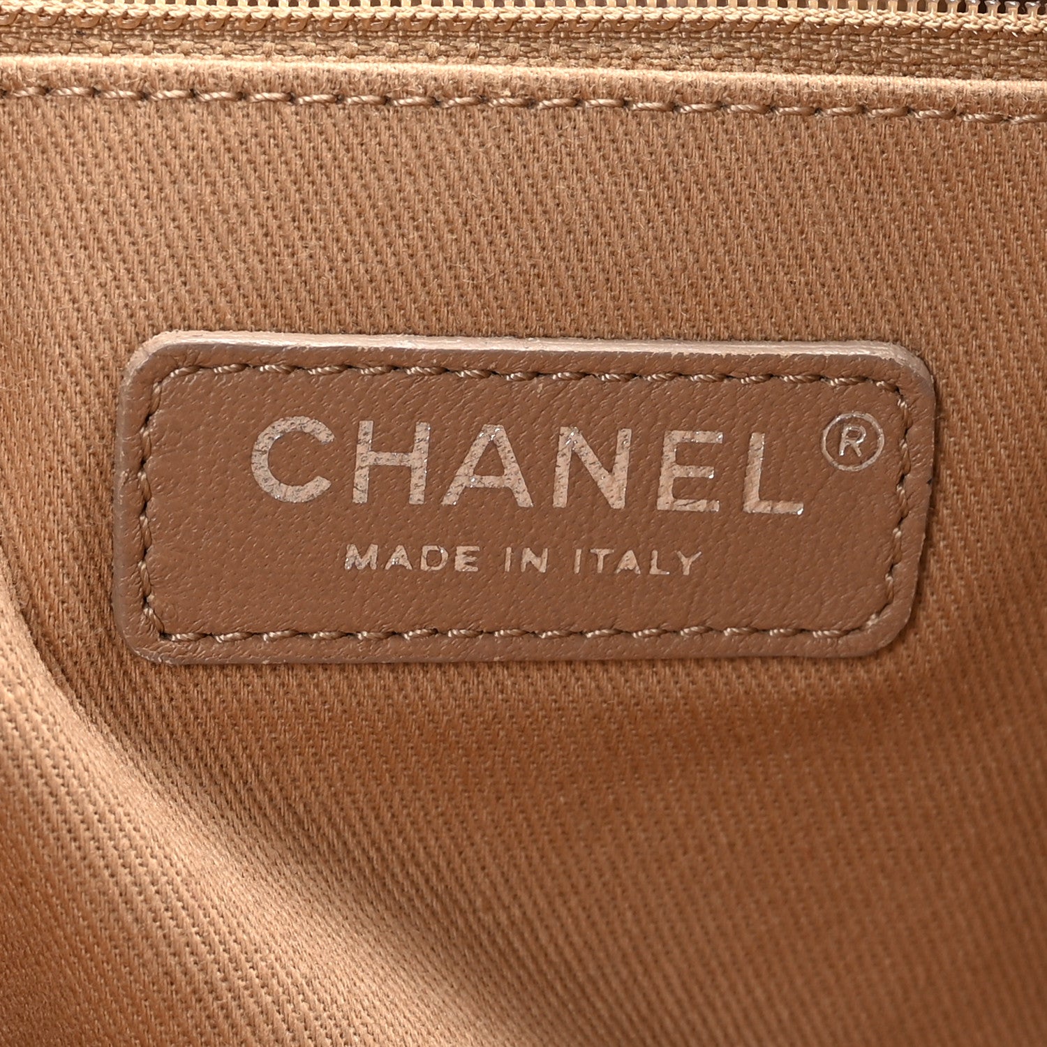 Chanel Canvas Large Deauville Tote Ecru 5 of 10