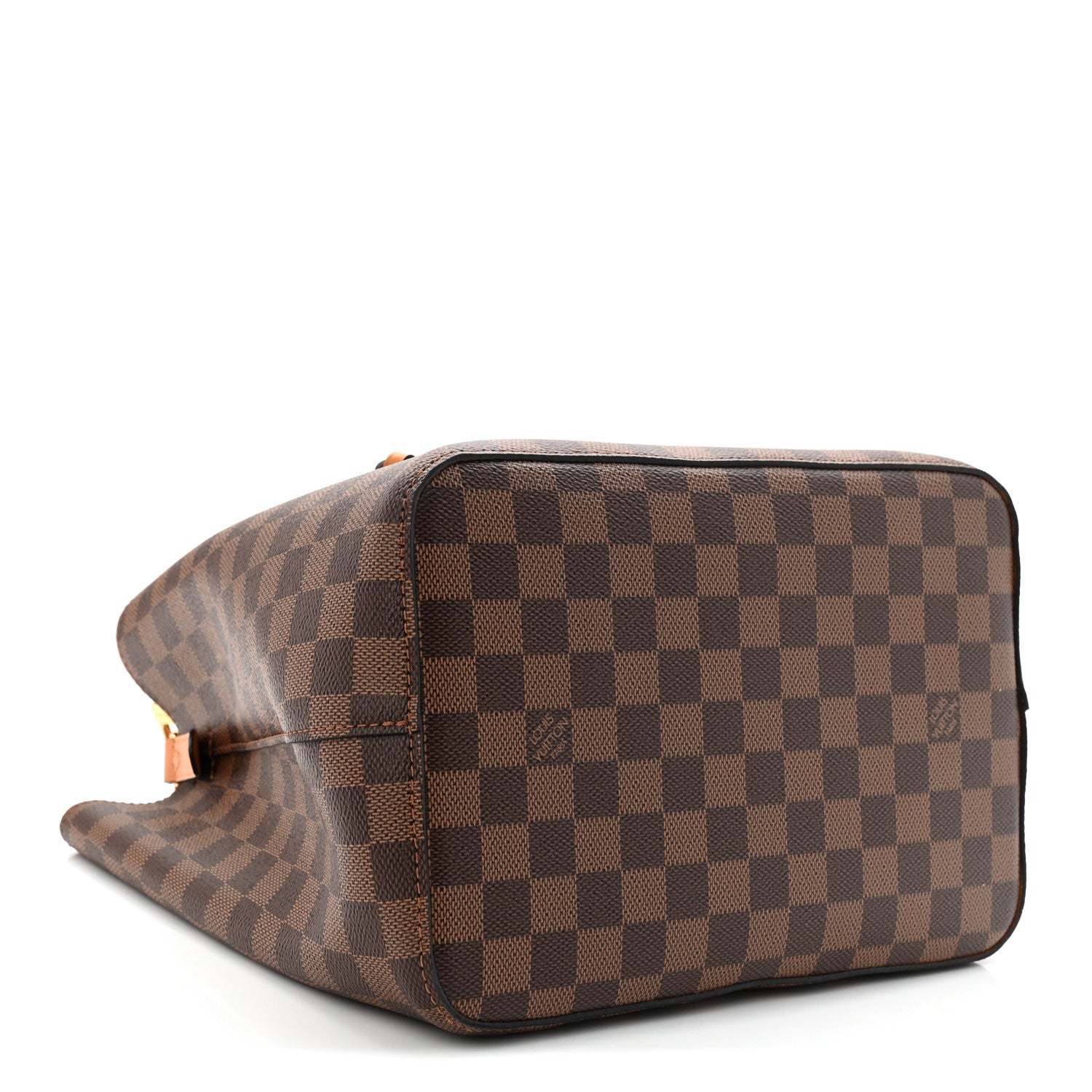 Louis Vuitton Damier Ebene Neonoe MM Safran 4 of 11