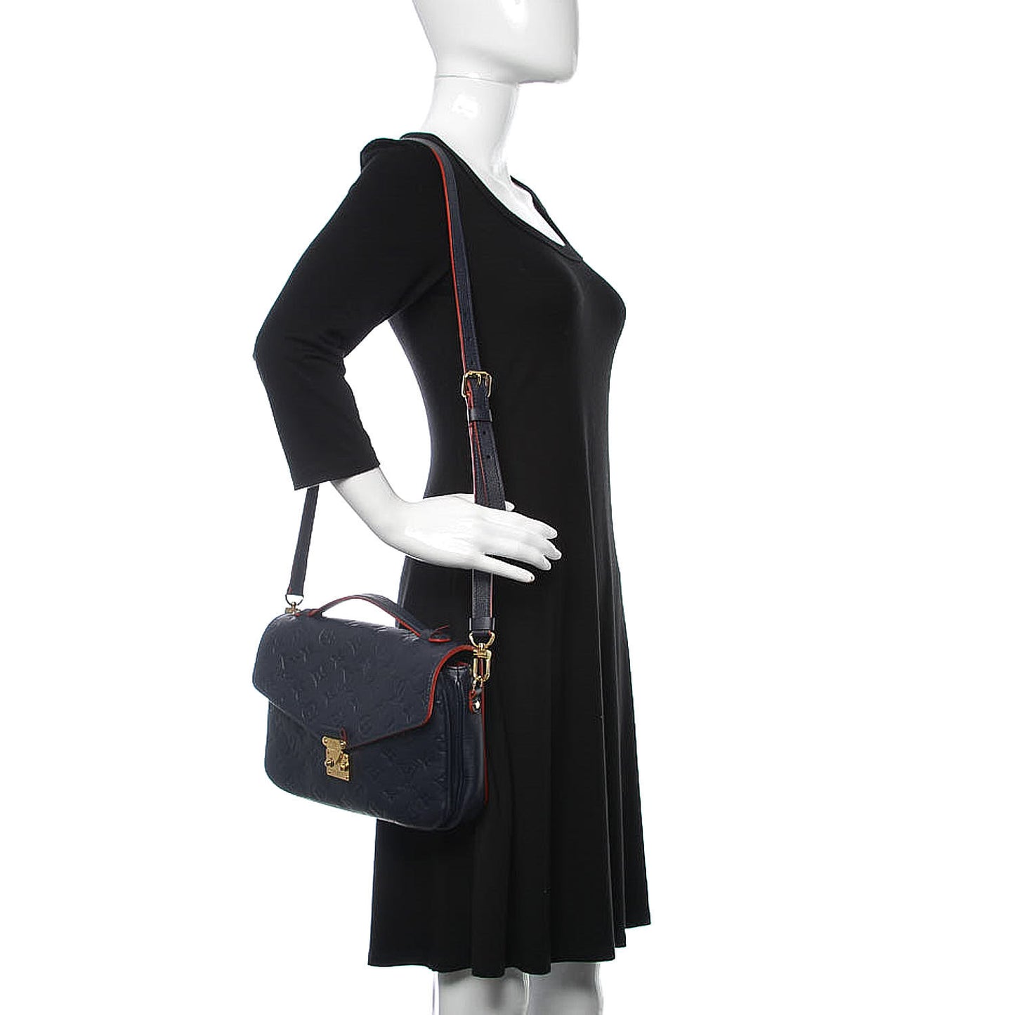 Empreinte Pochette Metis Marine Rouge