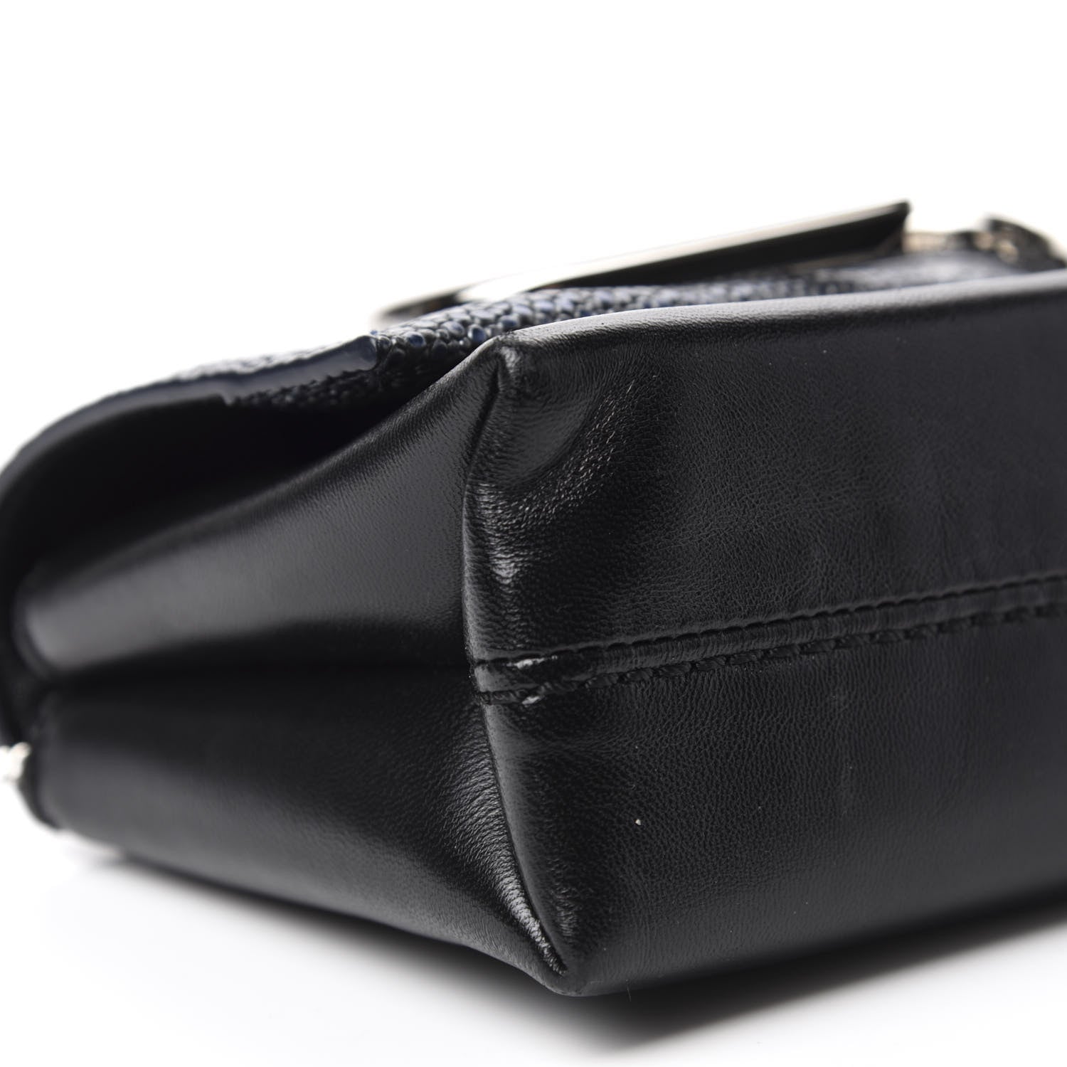 3.1 Phillip Lim 3.1 Calfskin Stingray Embossed Micro Alix Crossbody Bag Black 6 of 10
