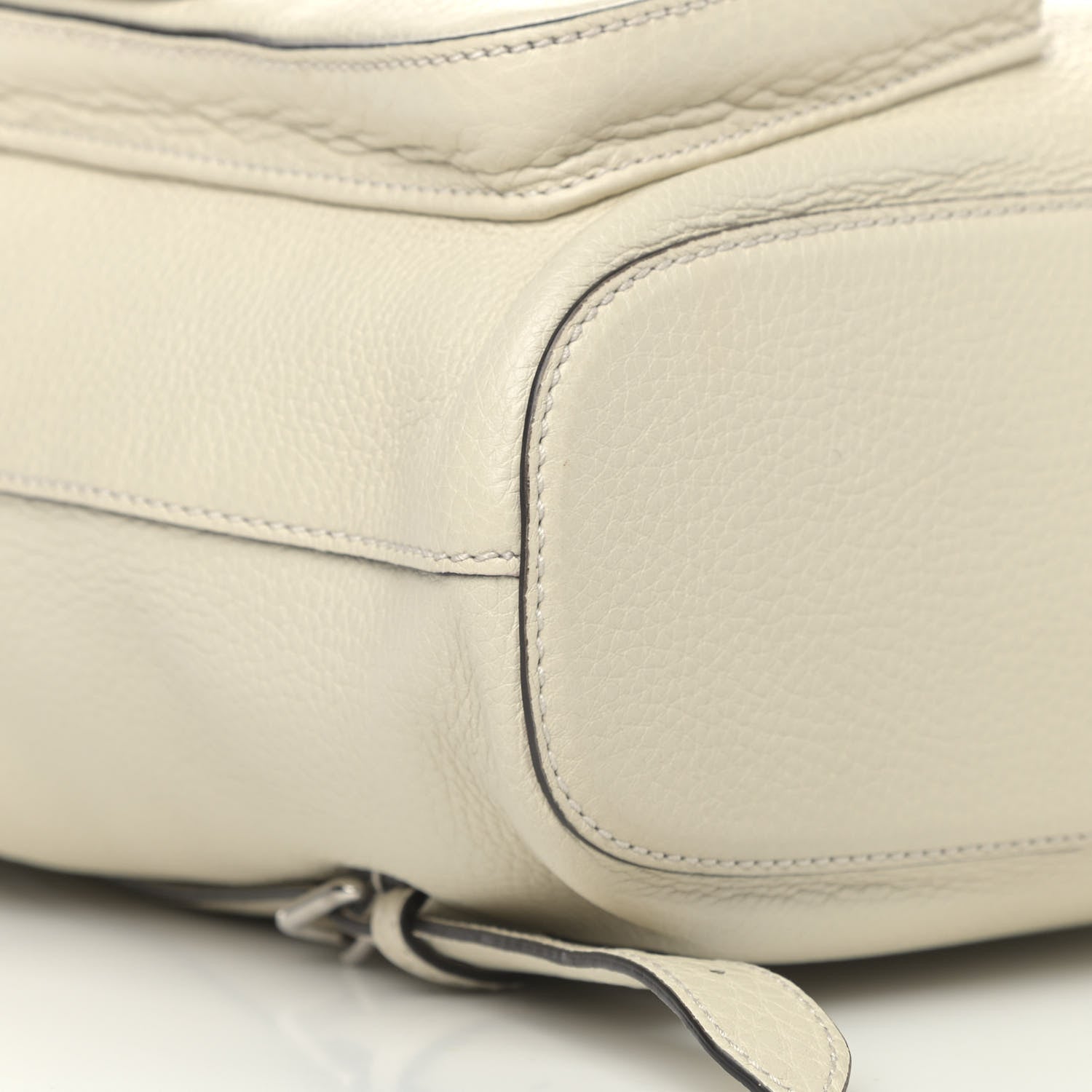 Gucci Cellarius Calfskin Medium Bamboo Backpack Mystic White 8 of 9