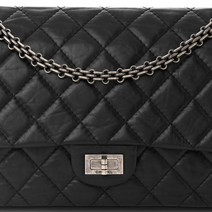 Chanel Aged Calfskin Quilted 2.55 Reissue 226 Black 8 of 10