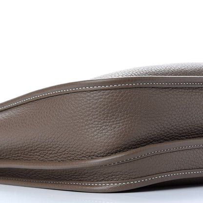 Hermes Taurillon Clemence Evelyne III PM Etoupe 8 of 9