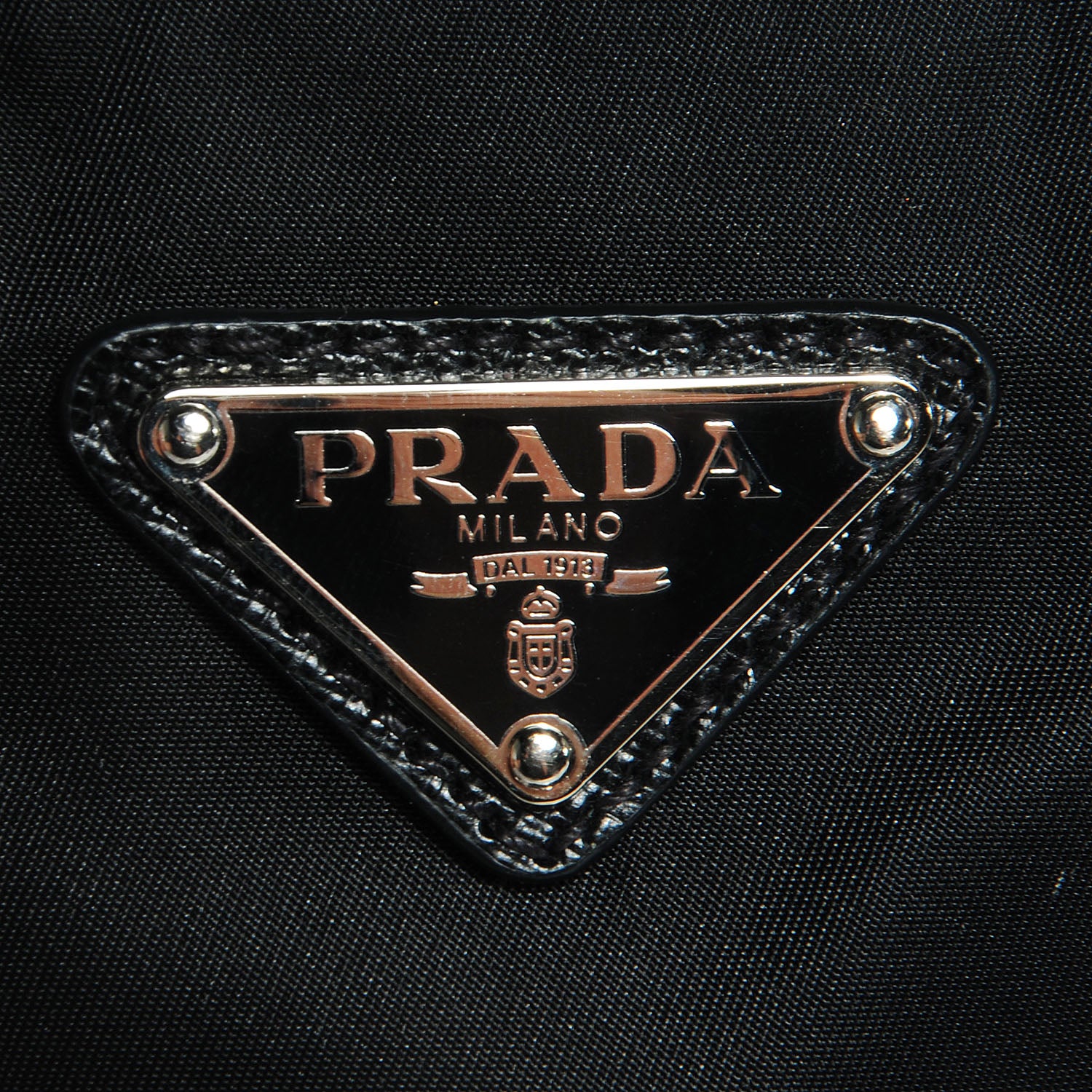 Prada Nylon Small Flat Messenger Bag Black 9 of 13