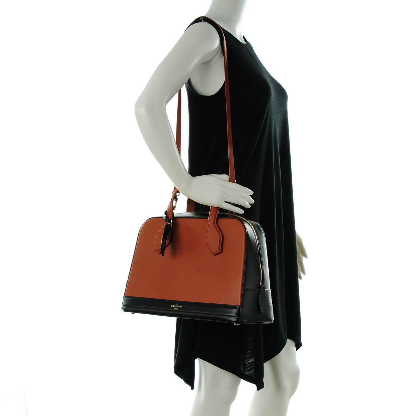 Box Calfskin Dora MM Tote Copper