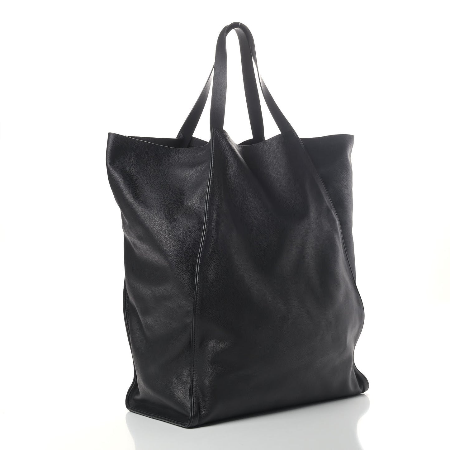 HOMME Grained Calfskin Shopper Black