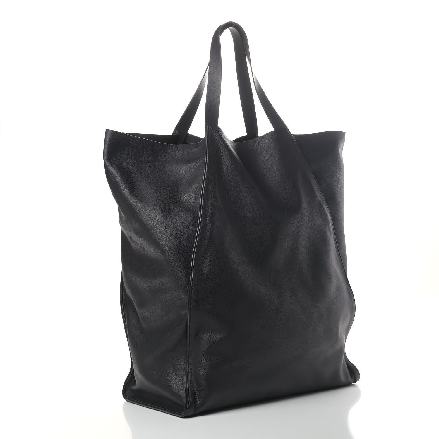 Christian Dior HOMME Grained Calfskin Shopper Black 2 of 5