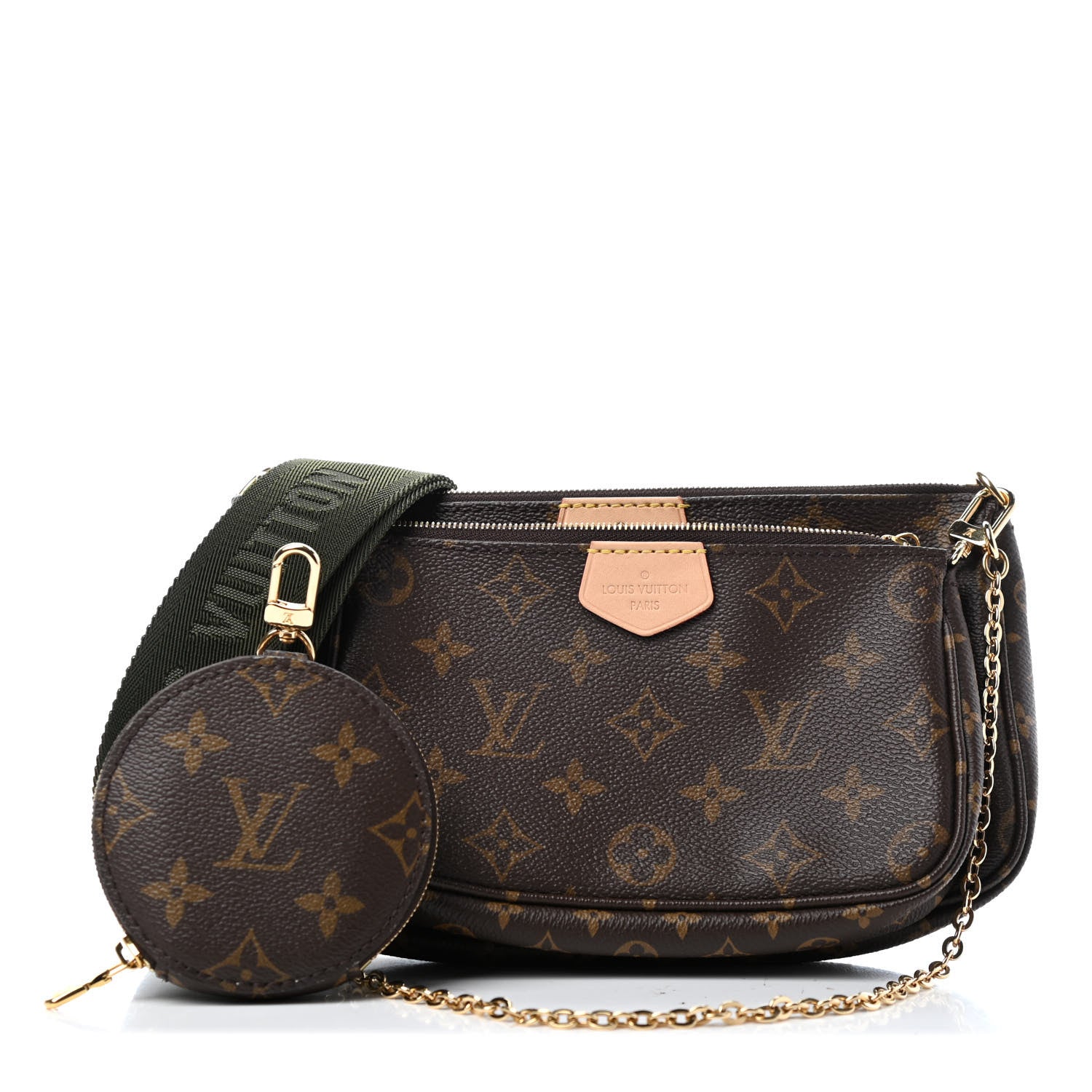 Louis Vuitton Monogram Multi Pochette Accessories Kaki 1 of 4