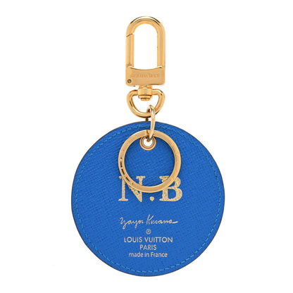 Louis Vuitton Monogram Kusama Town Key Ring Blue 3 of 4