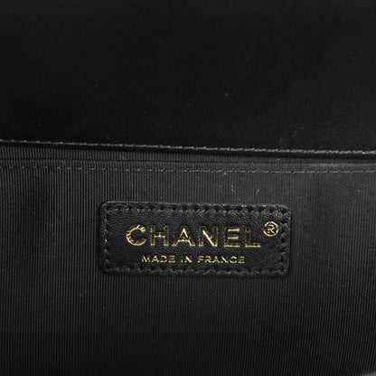 Chanel Lambskin Quilted Medium Boy Flap Black 6 of 7