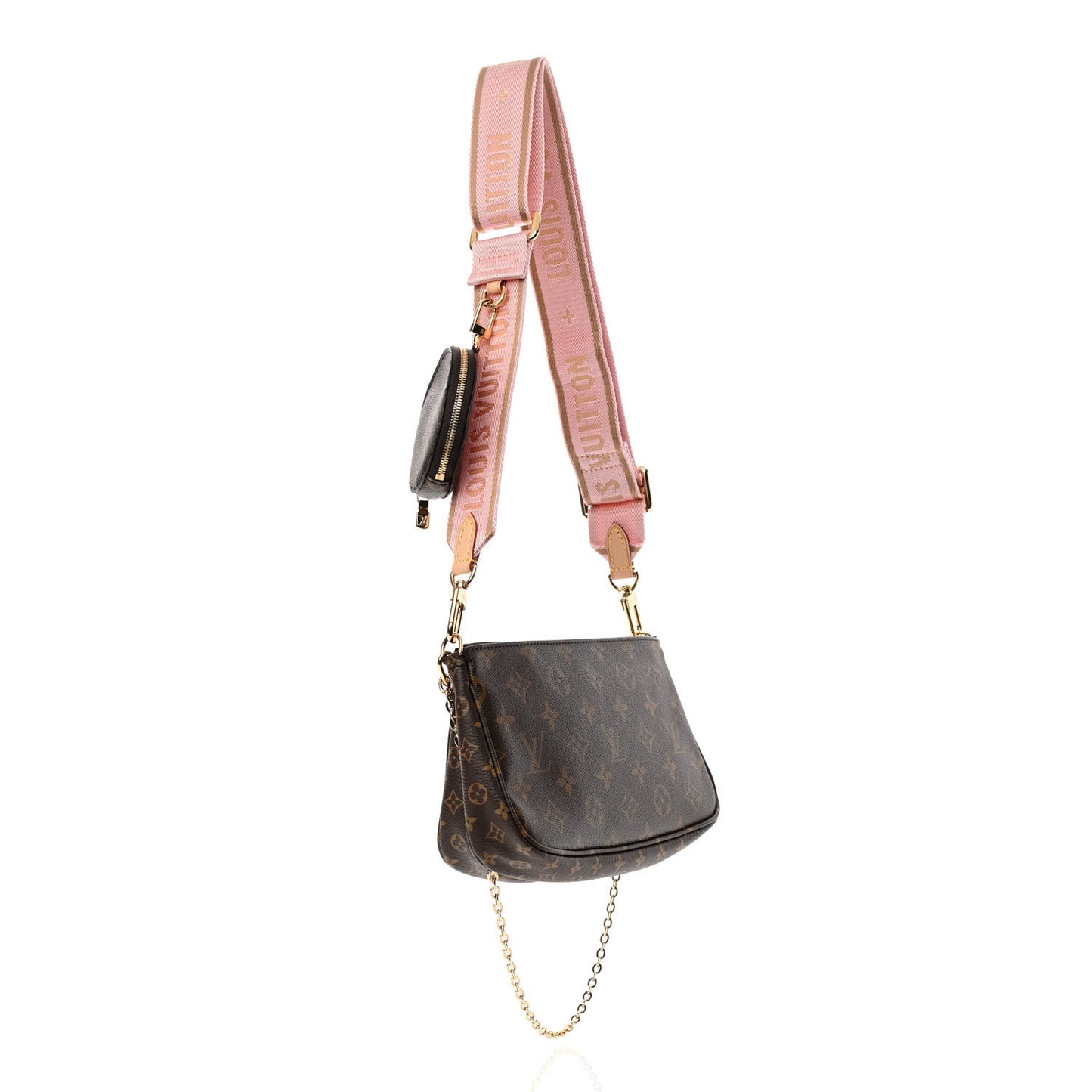 Monogram Multi Pochette Accessories Rose Clair