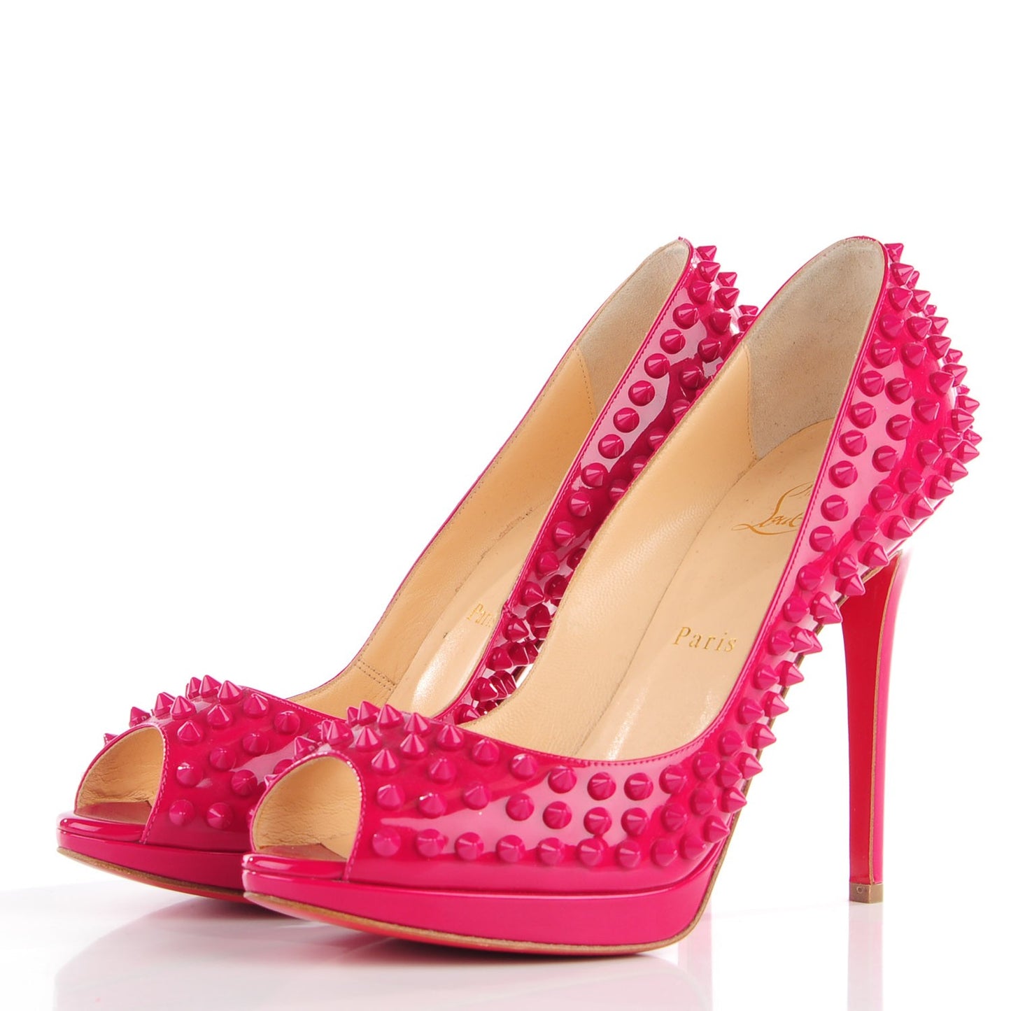 Patent Yolanda Spikes 120 Pumps 39.5 Grenadine