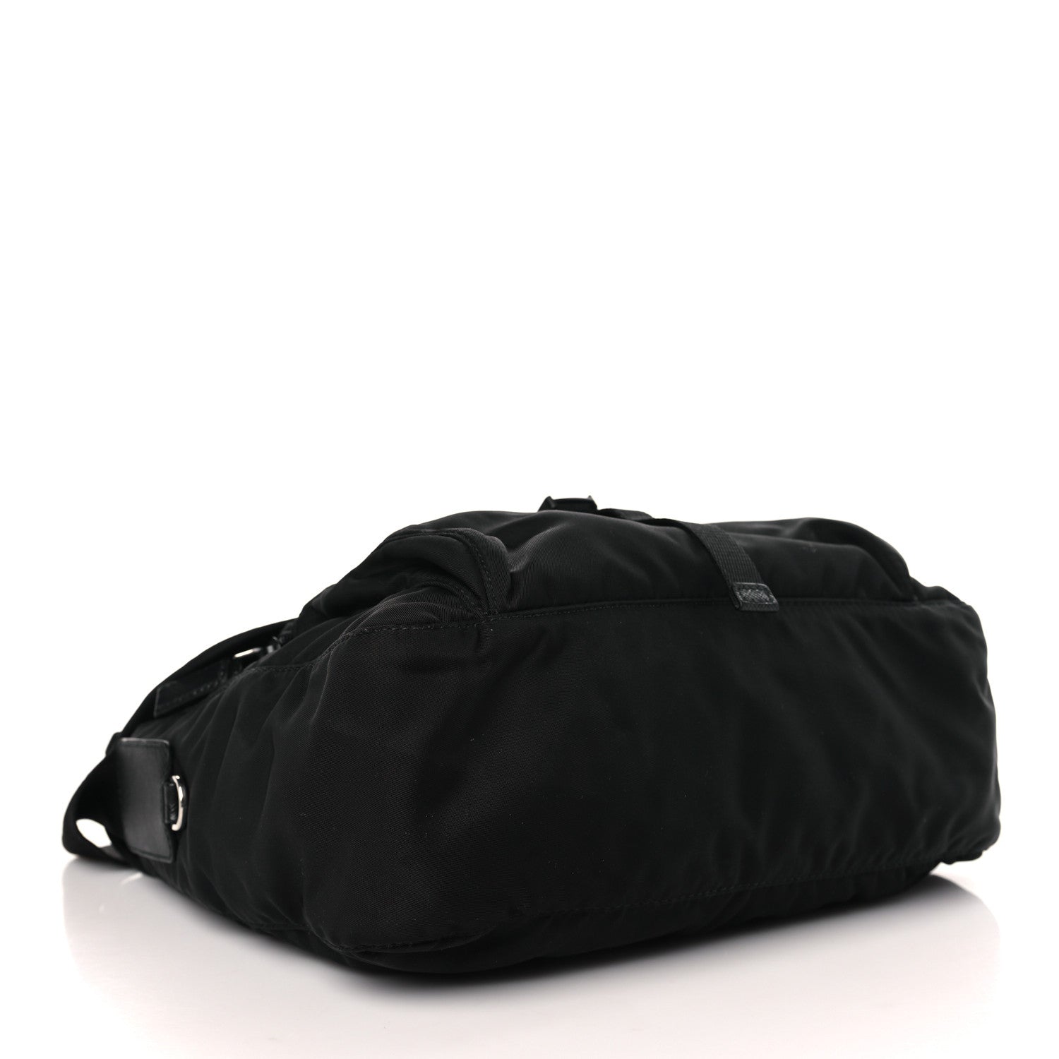 Prada Tessuto Nylon Saffiano Small Vela Messenger Black 4 of 9